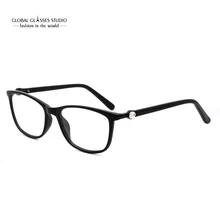 Новые женские черные очки из ацетата оправа для очков очки CXJ-17006-C1