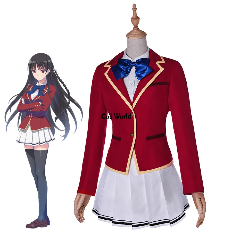 Классная Элитная школьная форма Horikita Suzune Kushida Kikyou Sakura Airi пальто рубашка юбка