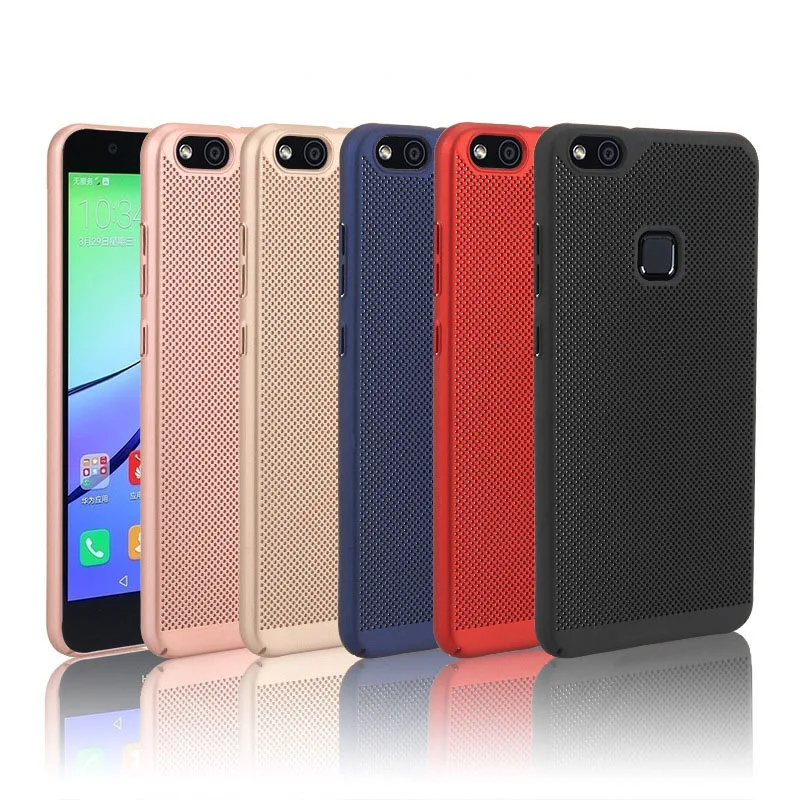 Для Huawei P10 P8 P9 Lite 2017 P20 Mini Pro Plus теплоотвод дышащий жесткий чехол для телефона Чехлы