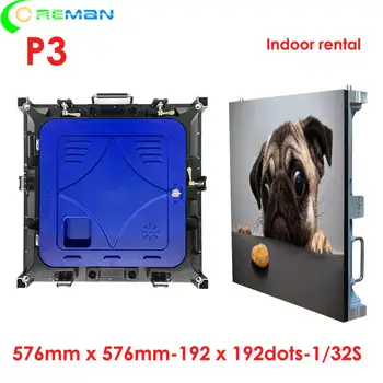 

Coreman p3 smd2121 hd rental cabinet indoor led screen china shenzhen low price full color indoor led displayP2 P3