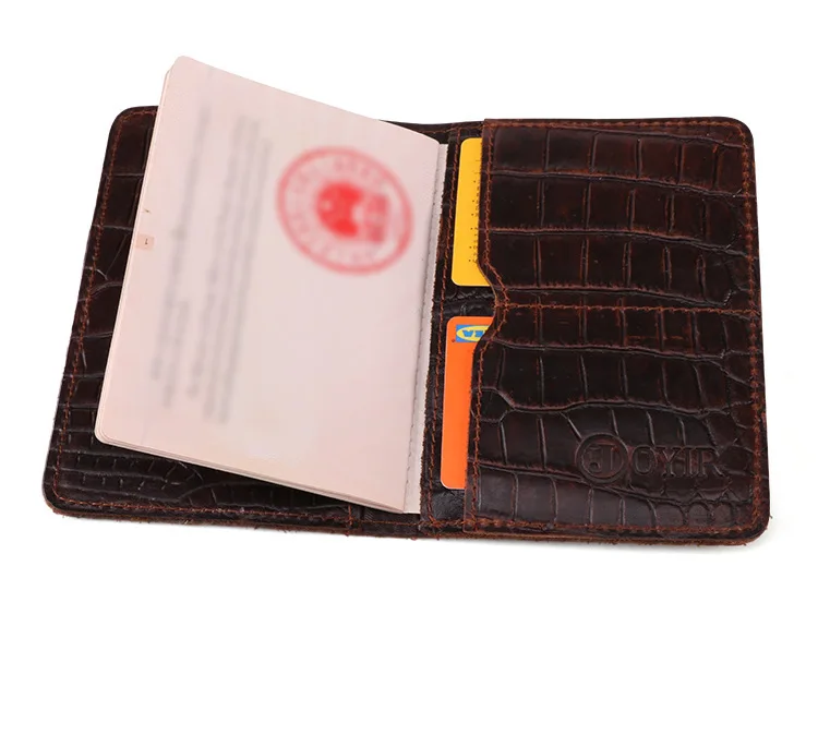 Винтажная натуральная кожа Обложка для паспорта кредитный держатель для карт дорожный кошелек для мужчин кошелек Чехол Для водительских прав тонкая сумка