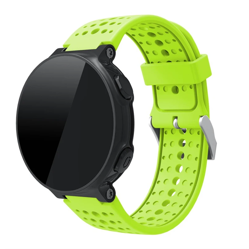 Soft Silicone Watchband Replacement Wrist Watch Band bracelet strap For Garmin Forerunner 220 H35 (2)