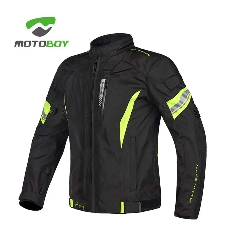 yellow 1 шт. motoboy Мужская лампа-рефлектор ветроустойчивый Влагоустойчивый термический 600D теплая мотоциклетная куртка с 5 шт. подушечками - Цвет: yellow
