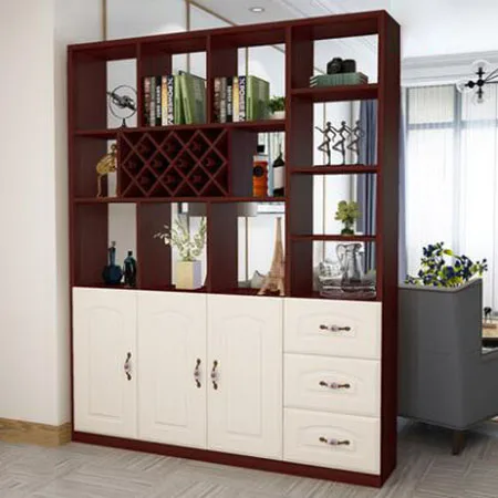 Современный минималистичный многофункциональный шкаф для дома, крыльца, гостиной, столовой, декоративный шкаф, винный шкаф, стойка - Цвет: B white with red