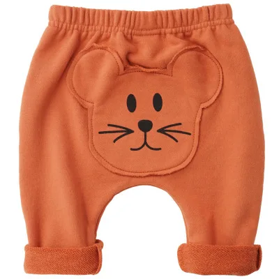 Милые обтягивающие штаны для маленьких мальчиков и девочек с рисунками животных из мультфильмов на возраст от 0 до 24 месяцев Стрейчевые теплые леггинсы для малышей - Цвет: Mouse