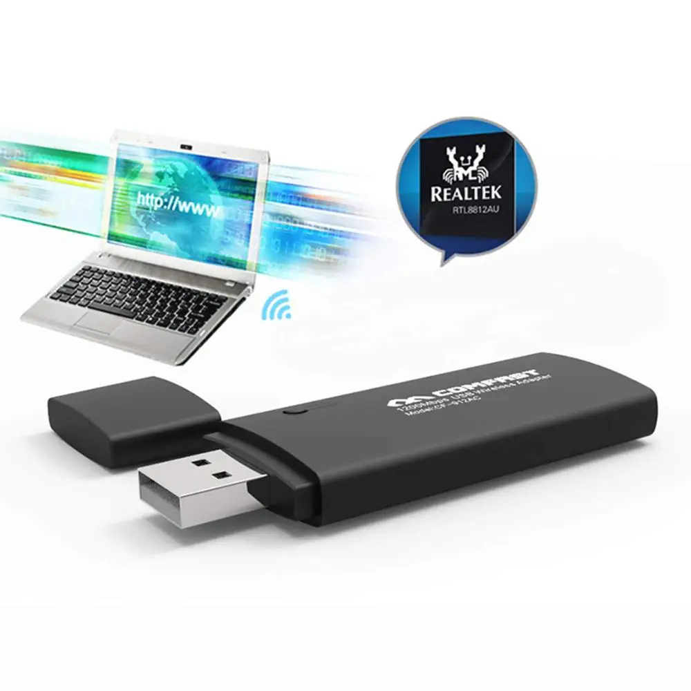 COMFAST беспроводной 1200 Мбит/с WiFi адаптер USB 3 0 двухдиапазонный 2 4G/5 8G шейный для