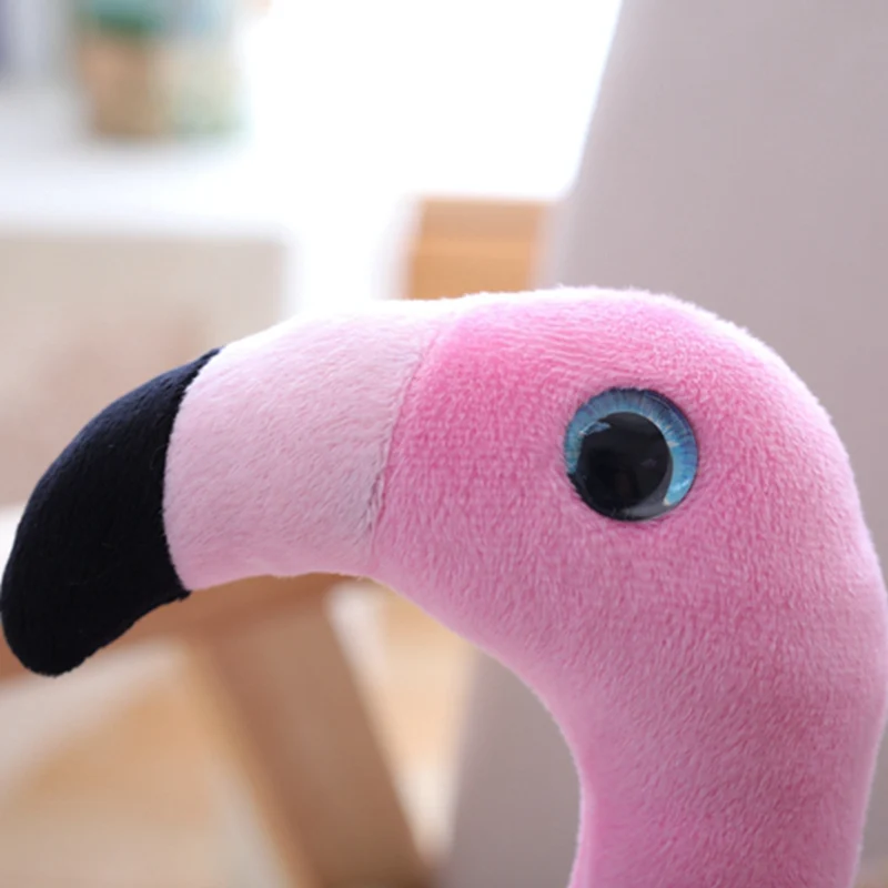 1 шт. Мультяшные плюшевые игрушки Фламинго Милая птица дикая природа Мягкие плюшевые игрушки-животные для детей 45 см