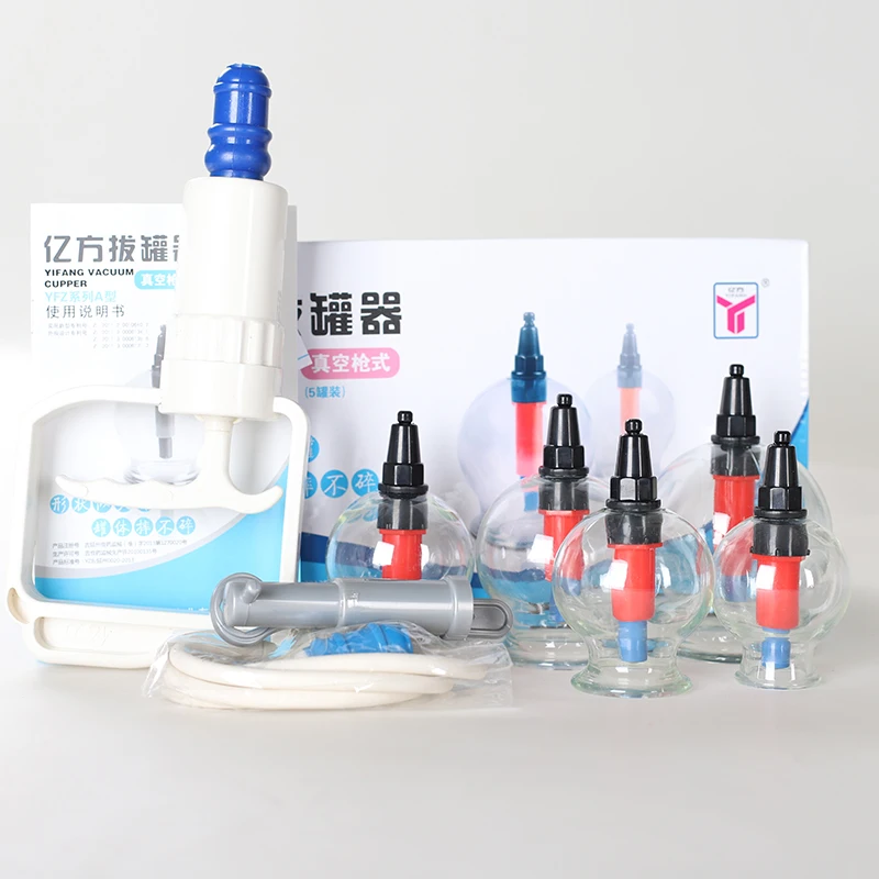 5pcs/box Suction Cups Chinese Traditional Cupping jar Acupunture Vacuum Cupping Set plastic vacuum therapy cupping set 5pcs/box Suction Cups Chinese Traditional Cupping jar Acupunture Vacuum Cupping Set plastic vacuum therapy cupping set