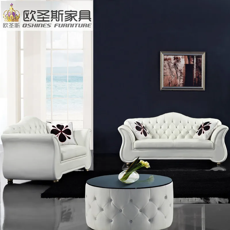China Factory Sale Euro Hotel Pure White Chesterfield Furniture