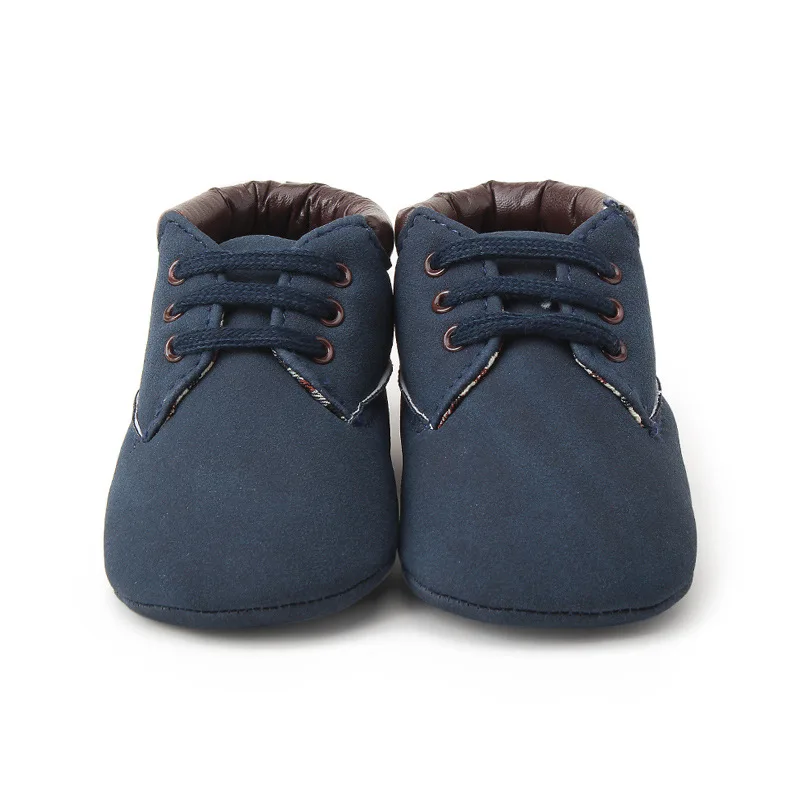 

Simple Style Unisex Baby Shoes Cross-tied Lace-up Soft Sole Baby Shoes For 0-18 Months First Walkers Wholesale