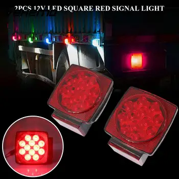 

Vehemo DC 12V Rear Lamps Car Tail Lights Universal Warning Lights Truck Vehicle
