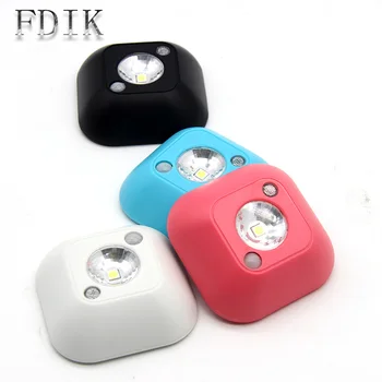 

PIR Motion Sense LED Nights Light Emergency lamps Infrared induction Shoe Cabinet Wardrobe Wall Light Atmosphere AAA battery