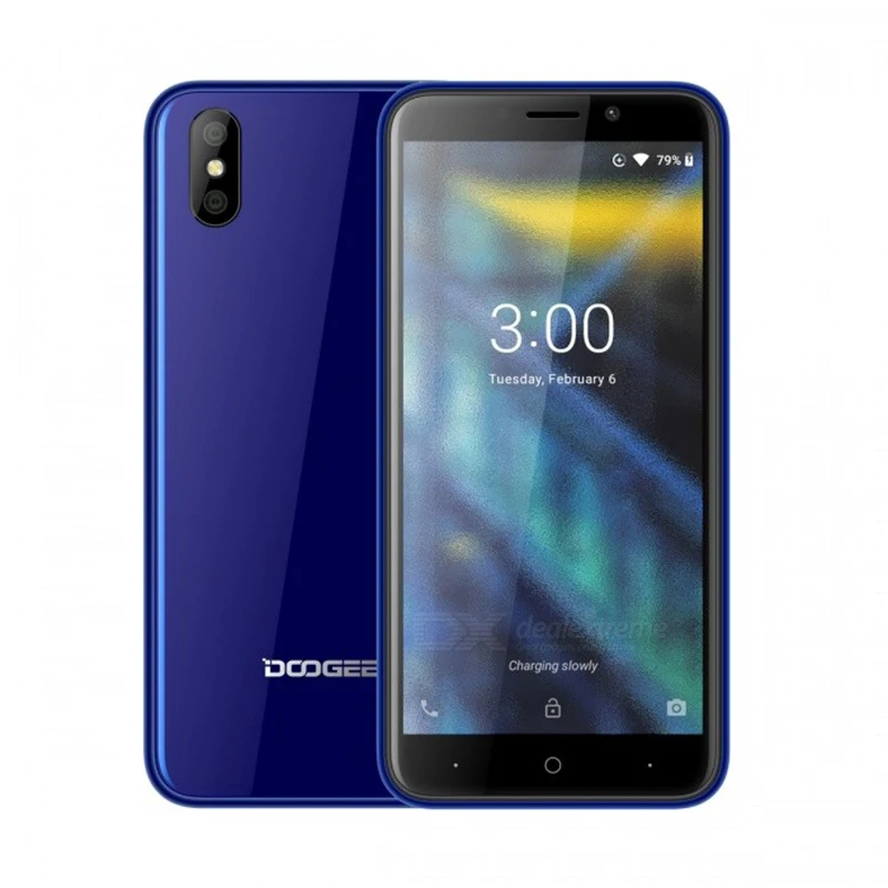 

DOOGEE X50 mobile phone Android 8.1 MTK6580M Quad-Core 1GB RAM 8GB ROM Dual Cameras 5.0inch 2000mAh Dual SIM Smartphone WCDMA