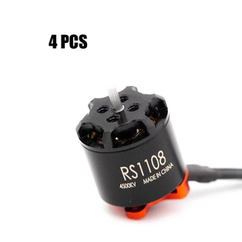 

4PCS Brushless Motor RS1108 2-4S 4500kv 5200kv 6000kv Mini 8.2g for RC Drone Aircraft Remote Control Multi-axis FPV Quadcopter
