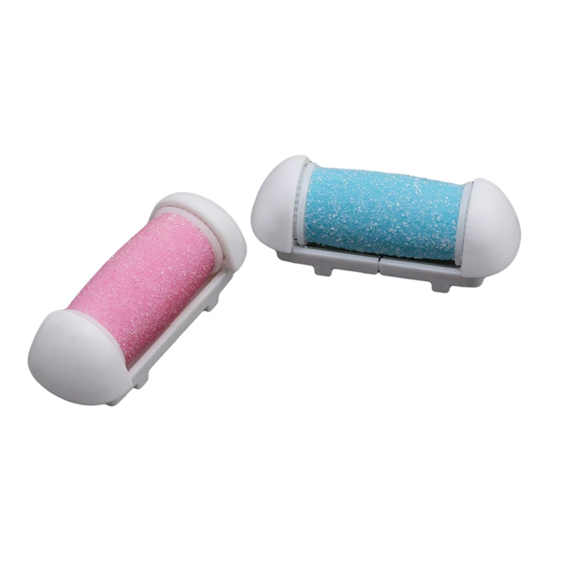 

2pcs Foot Care Tool Heads Pedi Hard Skin Remover Refills Replacement Rollers For Scholls File Feet Care Tool