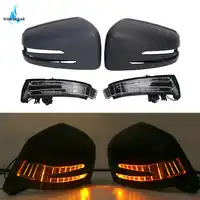 For Mercedes Benz W204 W212 W221 E C S Class Car Door Side Rearview Mirror Cover Cap Turn Signal Light Indicator Blinker Lamp