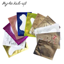 Инструмент для макияжа 100 пар бумажные накладки для наращивания ресниц привитые наклейки для глаз 11 цветов накладки для ресниц под глазами гелевые бумажные накладки для глаз