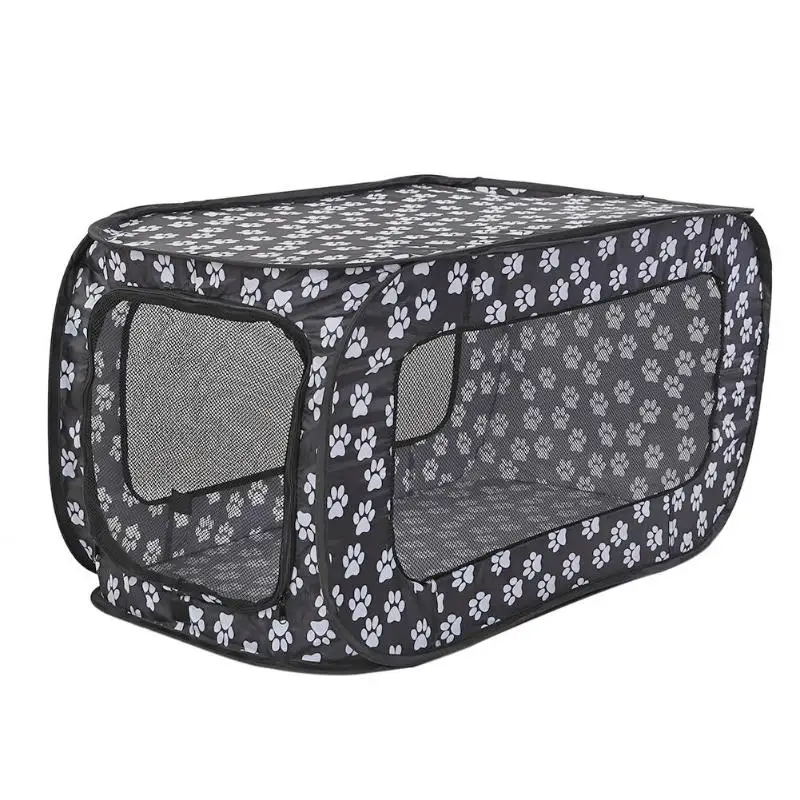 

Foldable Pet Tent Portable Dogs Cats Fence Playpen Cage Folding Rectangular Dog House Cage Puppy Kennel Cat Supplies