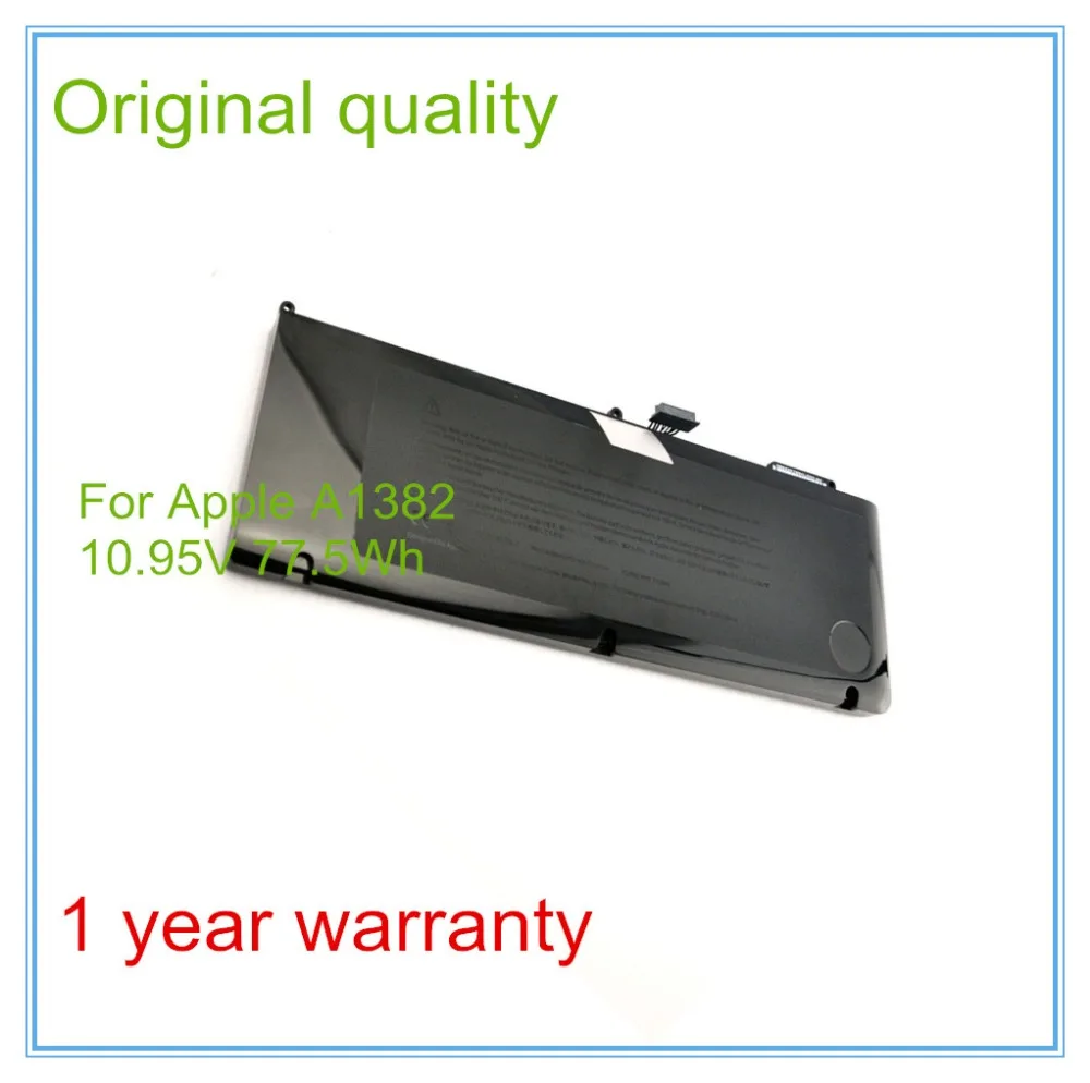 Оригинальный аккумулятор A1382 для Pro 15 &quotA1278 Unibody (ранняя 2011/поздняя 2011/Mid 2012) 10 95 в