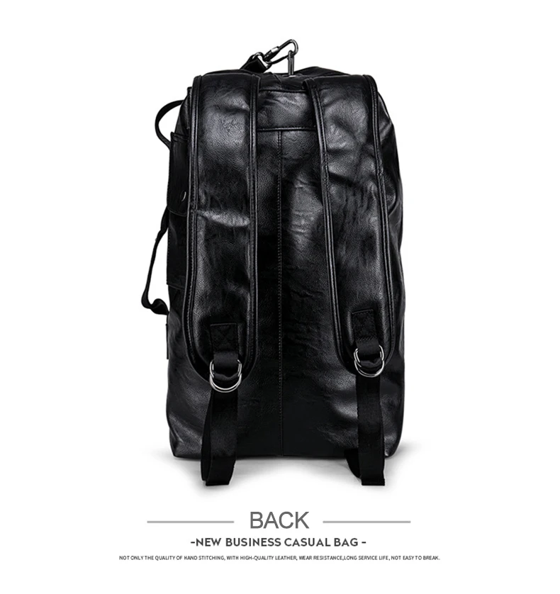Мужская кожаная спортивная сумка высокого качества, рюкзак для альпинизма, Большой Вместительный рюкзак для путешествий, рюкзак для ноутбука XA985WD