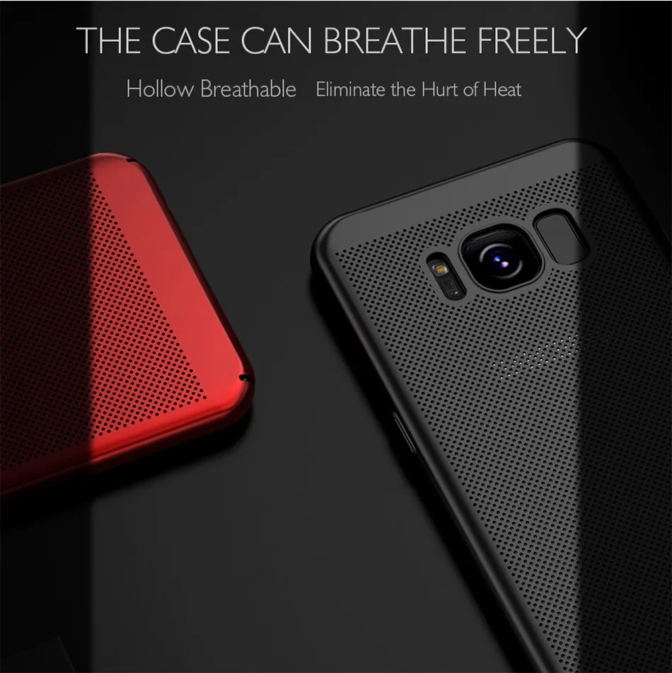 DOEES Phone Case For Samsung Galaxy S8 S8 Plus Cover Luxury Hollow Breathable Slim Hard PC Cover For Samsung Galaxy S8 Plus Case (4)