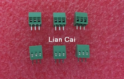 

10pcs 3 Poles/3 Pin 2.54mm PCB Universal Screw Terminal Block Connector