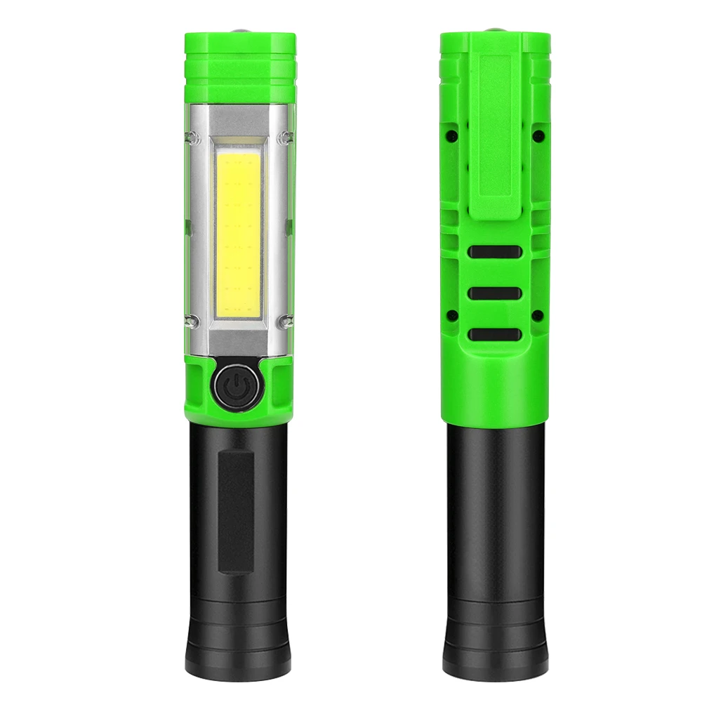 1*COB light strip+1*LED COB Led Work Light 4 Modes Magnetic Outdoor Light For Hunting Latern Camping Led Flashlight