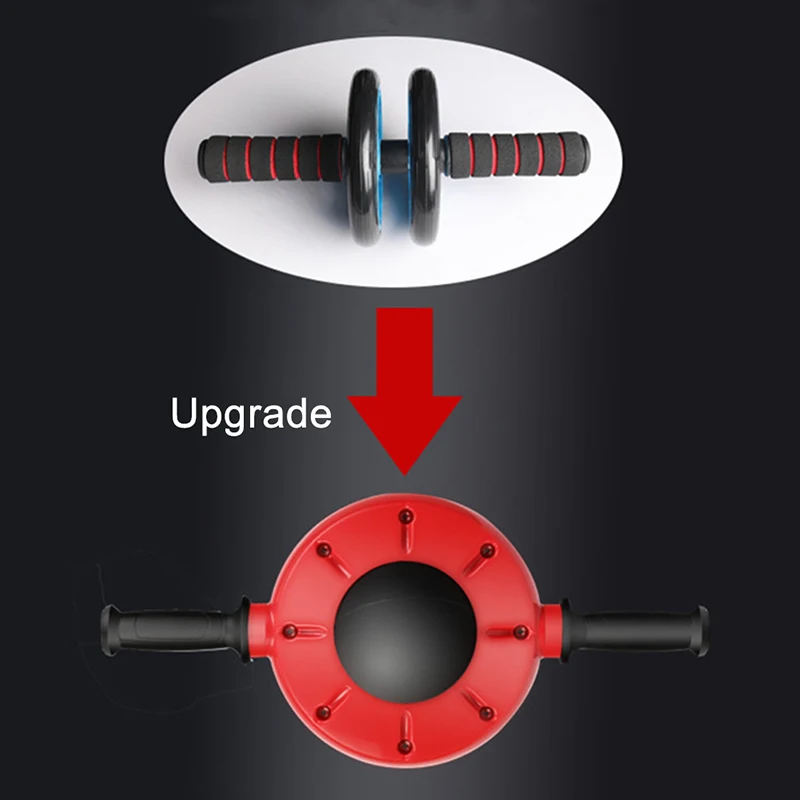 Брюшная тренировка Ab роликовое колесо 360 градусов оборудование для упражнений нескользящая резиновая ручка ролик для фитнеса Abdominales мышечный тренажер