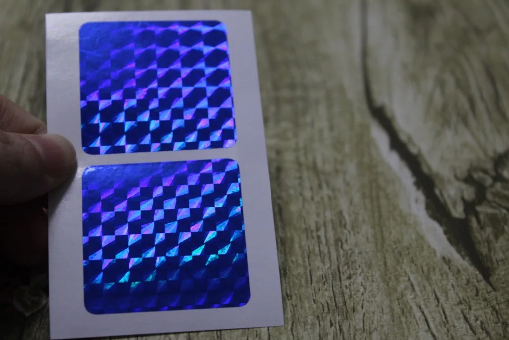 4 см синяя голограмма квадратные наклейки|stickers stickers|stickers squaresticker blue |
