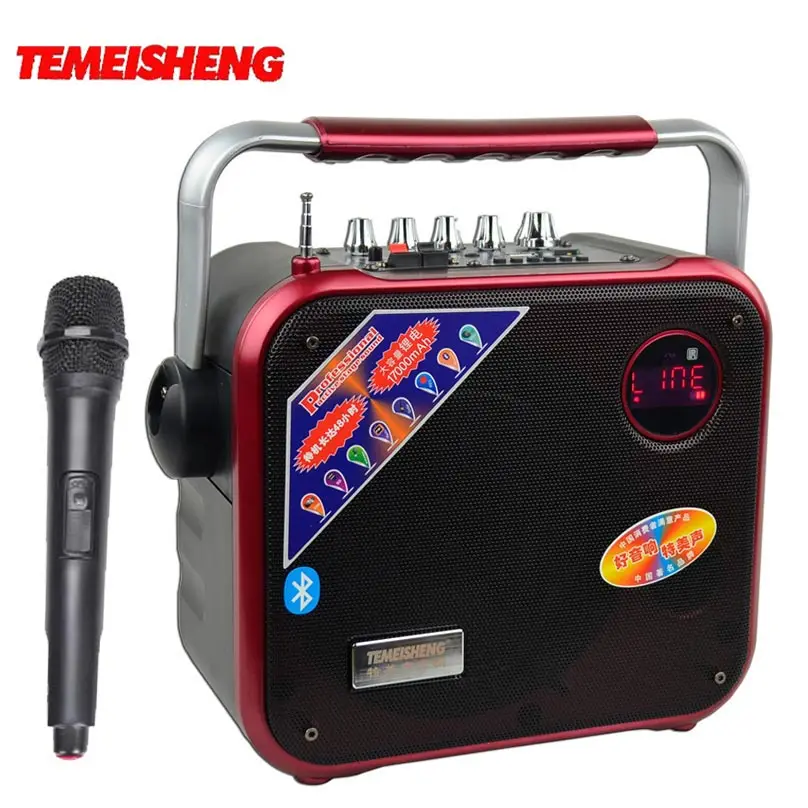 30W High Power Bluetooth Speaker Portable Subwoofer Play TF Card And USB Wireless Microphone And FM Radio Can Add DC12V Column цена 30W High Power Bluetooth Speaker Portable Subwoofer Play TF Card And USB Wireless Microphone And FM Radio Can Add DC12V Column цены онлайн