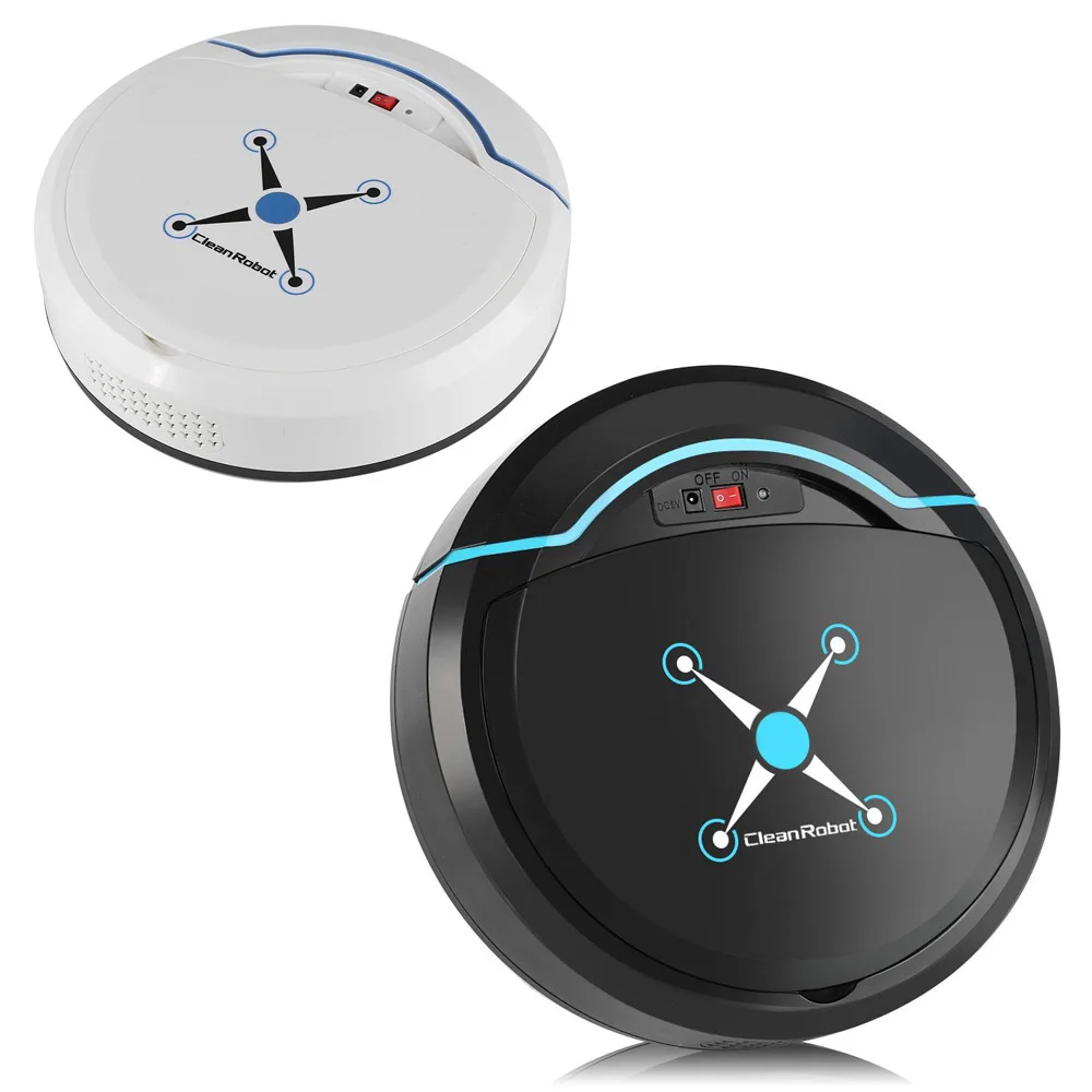 

Clean Robot USB Rechargeable Auto Cleaning Robot Smart Sweeping Robot Vacuum Floor Cleaner Household Black Cleaner free shipping