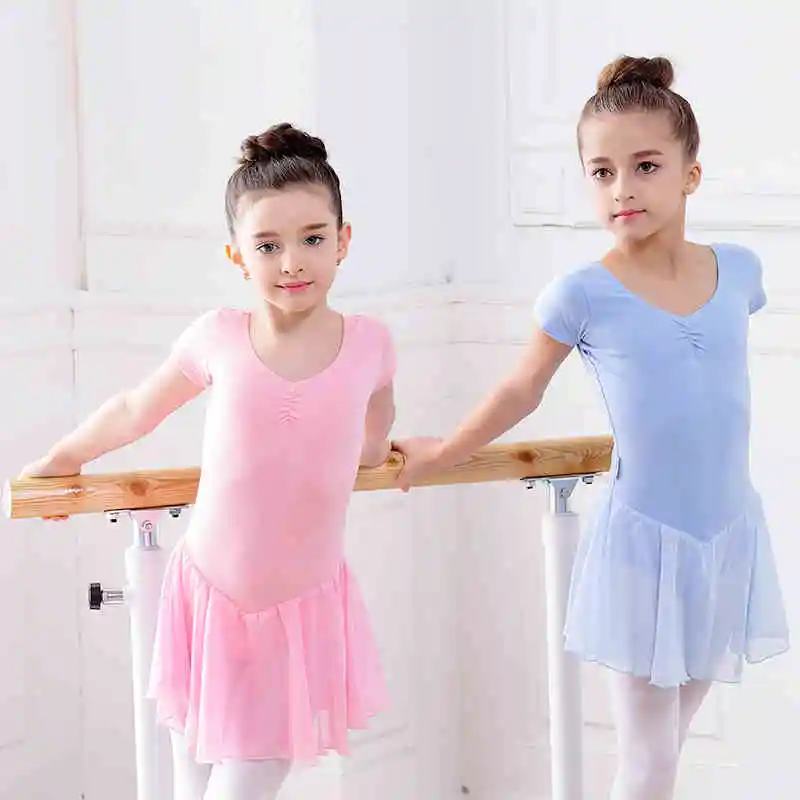 Ballet Leotard For Kids New Summer Pure Cotton Children Dance Clothing