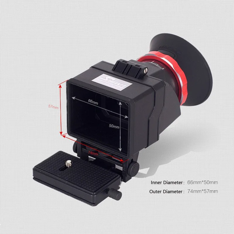 GGS Swivi S6 с " /3,2" ЖК-дисплей видоискатель loupe видоискатель для Canon 5D2 6D 7D 7D2 70D 750D 760D для Nikon D7000 D700 D90 DSLR