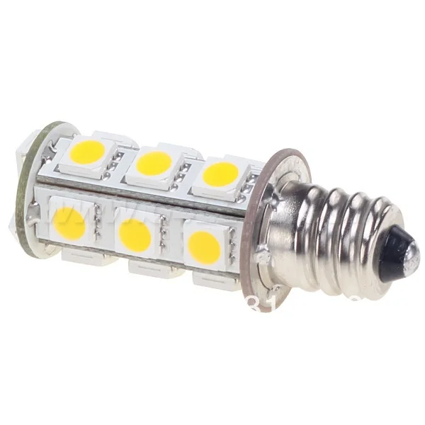

5pcs/lot Led Candle Light E12 Bulb Spot 18pcs of 5050 SMD 12V Warm White Auto Home Lighting
