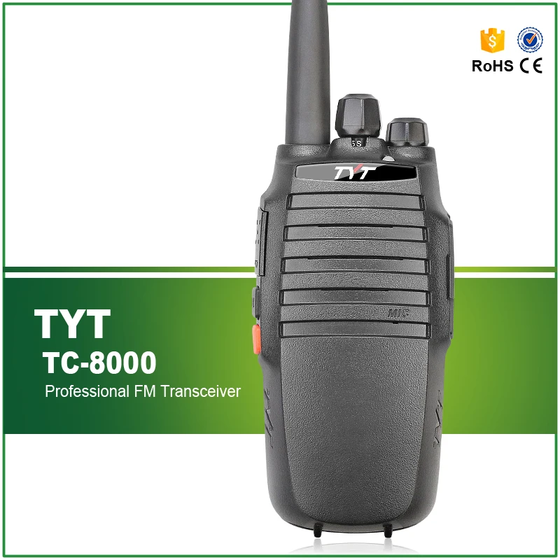 

Powerful 10W UHF 400-520MHZ Professional Military Security Guard Handheld Walkie Talkie TYT TC-8000