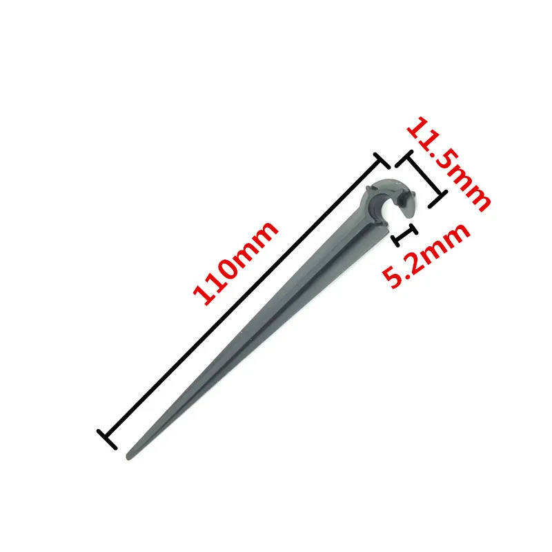 10 шт. шланг кронштейн «C» Форма фиксированный стебли держатель для капельного 4/7 мм садовый оросительный трубопровод установка заземления
