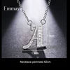 Emmaya Letters Chain Pendants Necklaces Women's Zircon Hip Hop Jewelry With Gold Tennis Chain Party Wedding Gift ► Photo 2/5