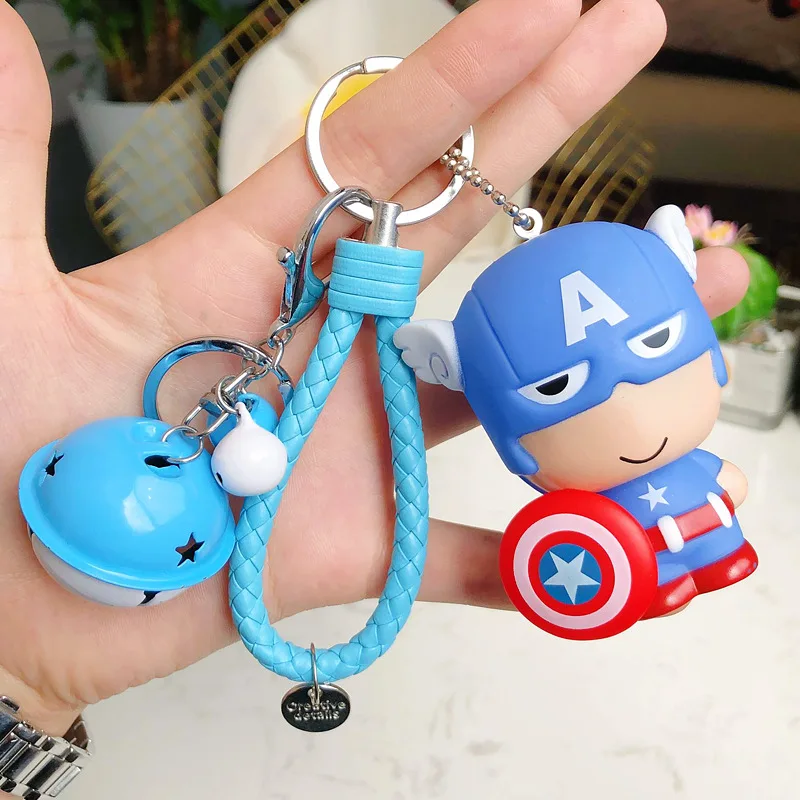 

3D Spider Man Captain America Batman Iron Man Superman Keychains Star War Darth Vader and Storm Trooper Keyring Key Chain