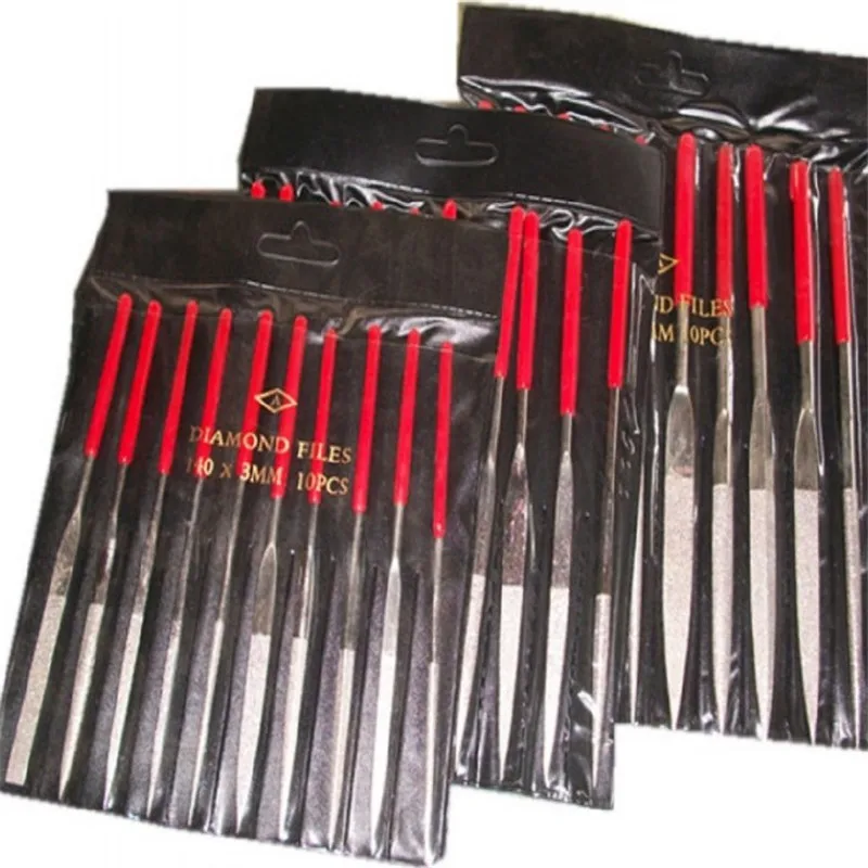 Набор из 10 шт. набор металлических игл для рукоделия|file set|needle file setneedle |