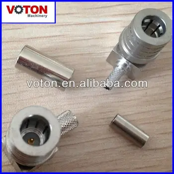 

free shipping QMA right angle plug crimp for RG316 RG58 cable connector