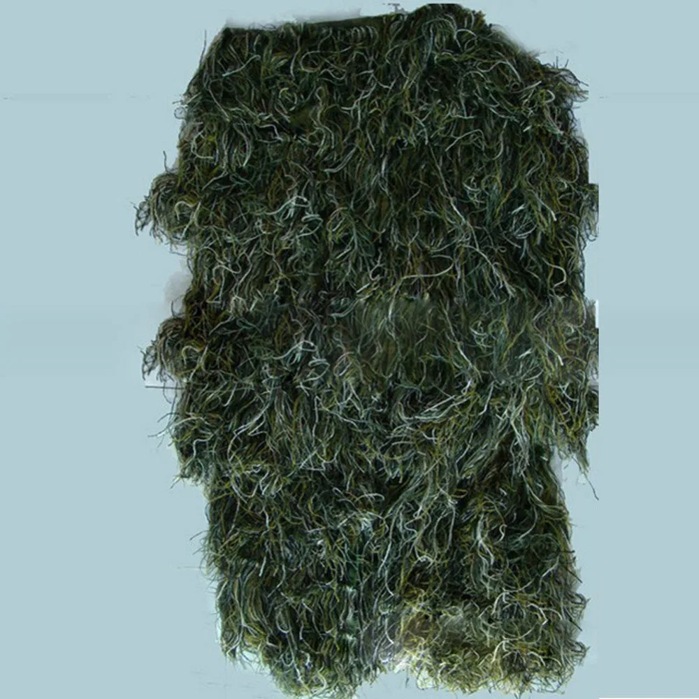 3D Премиум Ghillie костюм белый камуфляж Открытый Зимний снег/джунгли камуфляж тренировка охотничий костюм 5 шт