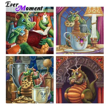 

Ever Moment Diamond Painting Little Dragon Hobby 5D DIY Handmade Diamond Embroidery Full Square Drill Rhinestone S2F2190