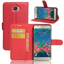 Deluxe Wallet with Stand Vintage PU Leather Case for Samsung Galaxy J5 2016 9 Colors Phone Bag Cover with Card Holder