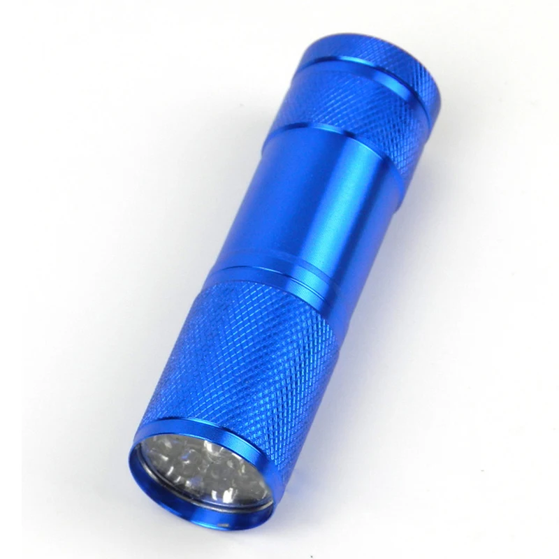 AIMIHUO 9 LED UV Flashlight Mini 395nm Ultraviolet Lamp Flashlight LED Check Money Detection UV Torch Lantern For 3AAA Battery (16)