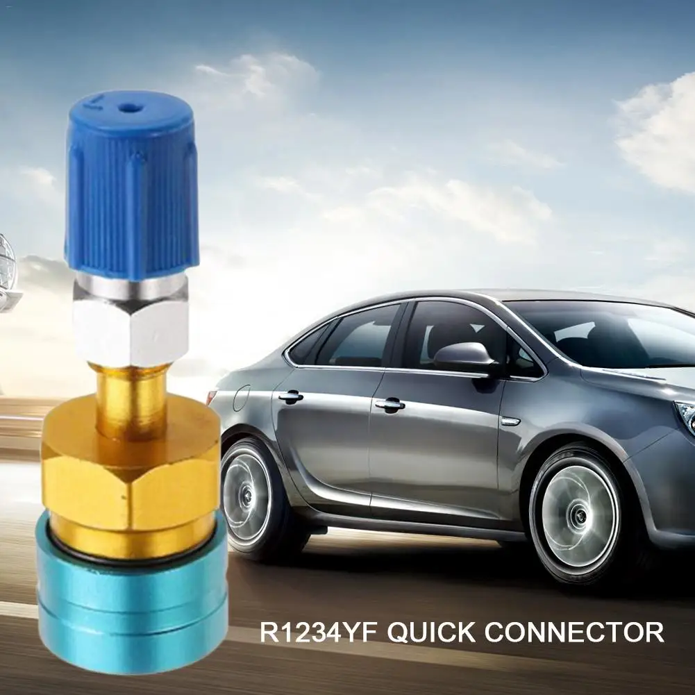

R1234YF Automotive Air Conditioning Refrigerant Fluorine Quick Coupler Simple Joint Adding Liquid Connector QC1234L