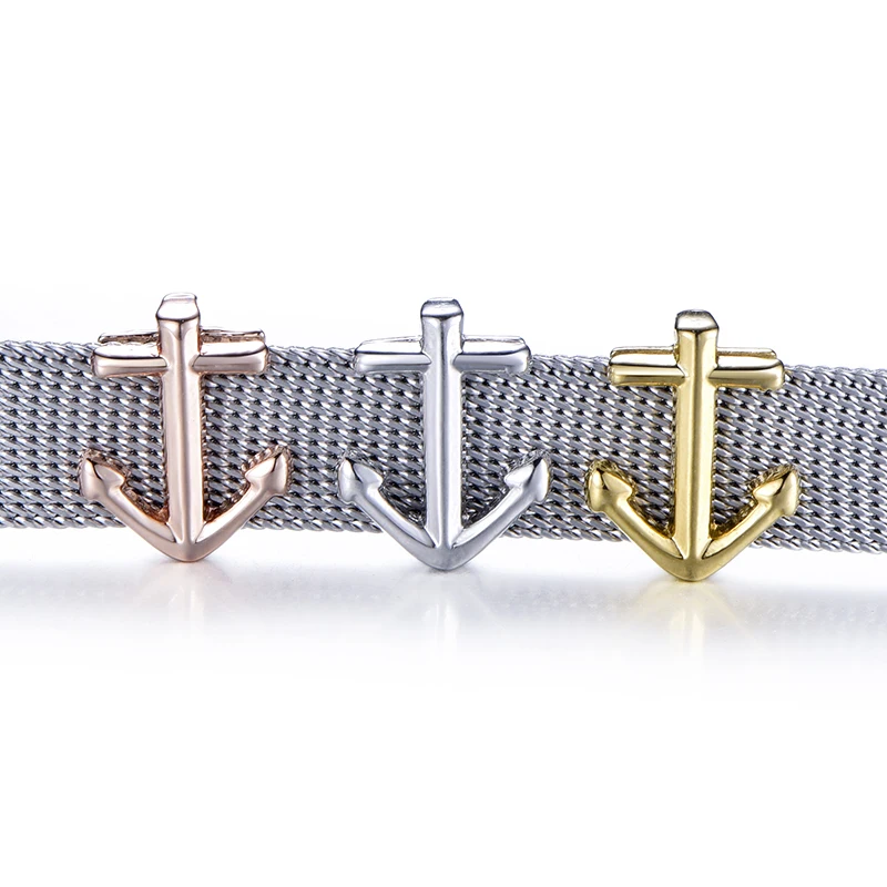 

Missita Hot Selling ANCHOR Charms Fits Leather Wrappable Metal Mesh Bracelet Pandora Bracelet For Women Party Jewelry Gifts