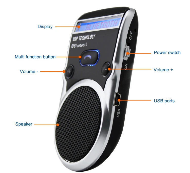 Prix pour Livraison Gratuite Solaire Bluetooth Car Kit LCD Affichage de L'appelant ID Mains Libres Bluetooth Haut-Parleur dans la Voiture Mains Libres Appelant Prix pour Livraison Gratuite Solaire Bluetooth Car Kit LCD Affichage de L'appelant ID Mains Libres Bluetooth Haut-Parleur dans la Voiture Mains Libres Appelant