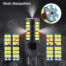 2pcs 1800Lm T20 W21W LED WY21W W21 5W 7440 7443 SRCK LED Bulbs Canbus No Error