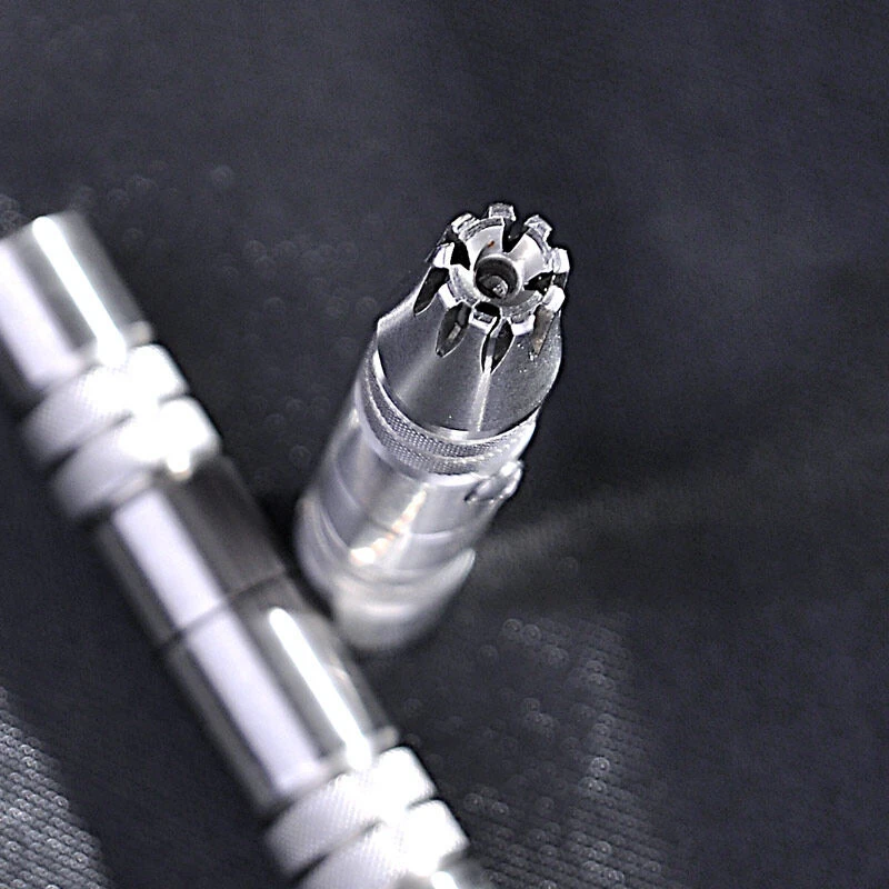 Portable Ear & Nose Hair Trimmer Manual Stainless Steel Nose Hair Trimmer Removal No Battery Required Razor Cutter
