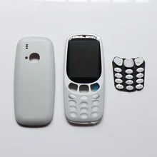 10 шт/для Nokia 3310 Корпус Передняя средняя рамка+ задняя крышка батареи чехол+ клавиатура
